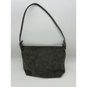 8 OTHER REASONS COLD SHOULDER BAG VEGAN GREY SUEDE
